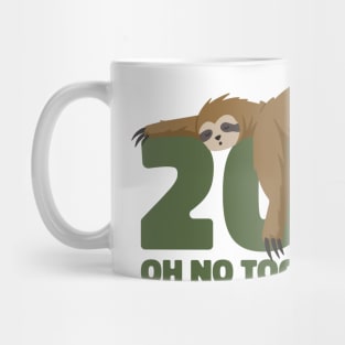 Sleeping Sloth NewYear Mug